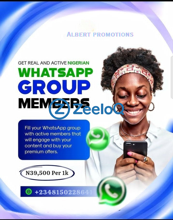 WhatsApp group promotions